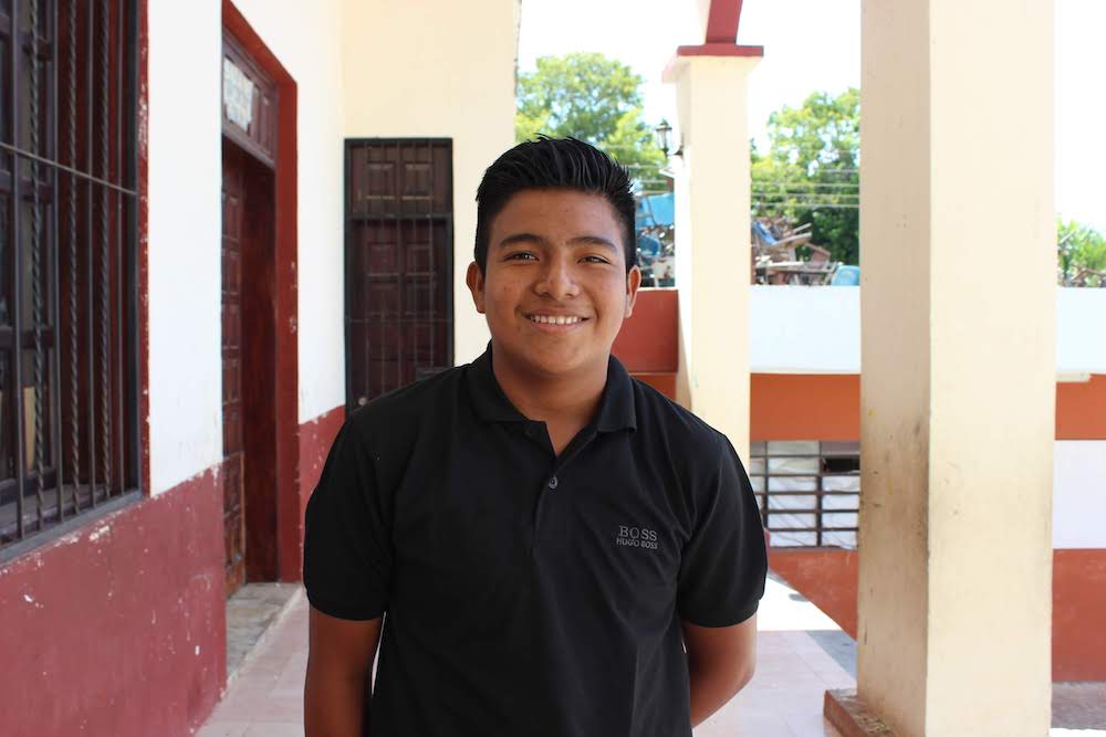 Abner describes himself as an optimist. When he struggled in school, he kept pushing forward. And as he told us in his interview, "I always believe that I can do it." He loves drawing and dreams of becoming a graphic designer. 